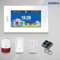 Alarme sans fil 30 zones écran tactile 7' - réseau GSM et fixe