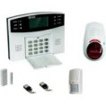 ALARME SANS FIL 100 ZONES +8 FILAIRES ALERTE TELEPHONE